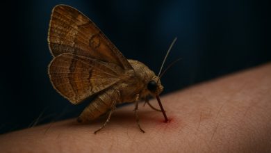 La mariposa vampiro