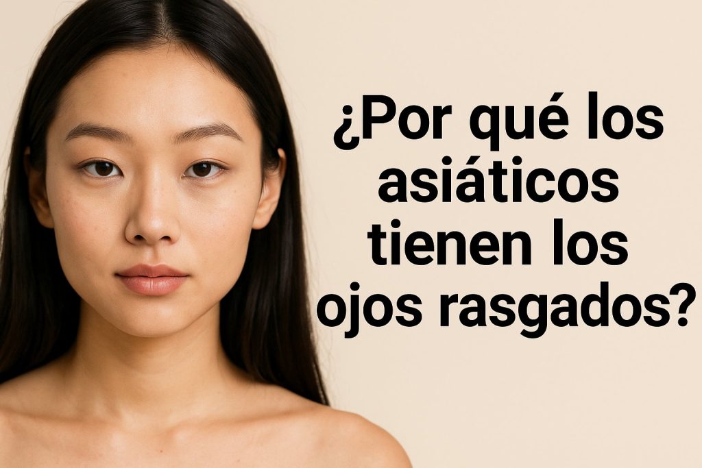 ¿Por qué los asiáticos tienen los ojos rasgados?
