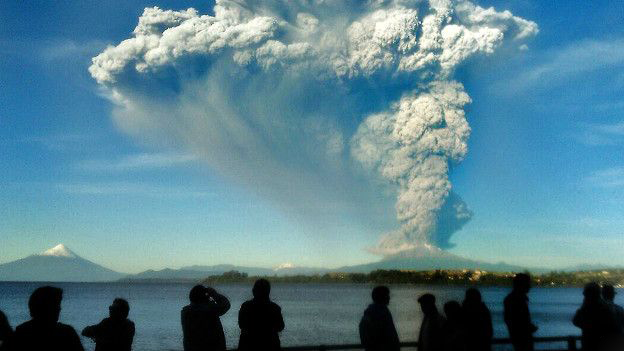 Erupción volcan calbuco