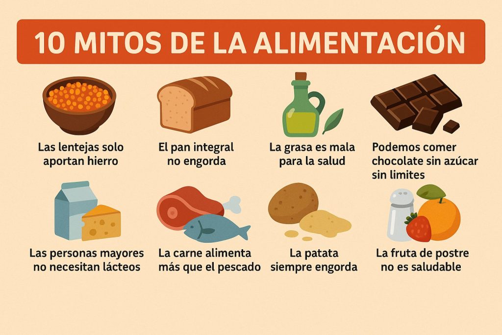 10 mitos de la alimentación