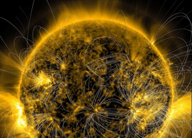 Primer vistazo a los campos magnéticos del sol