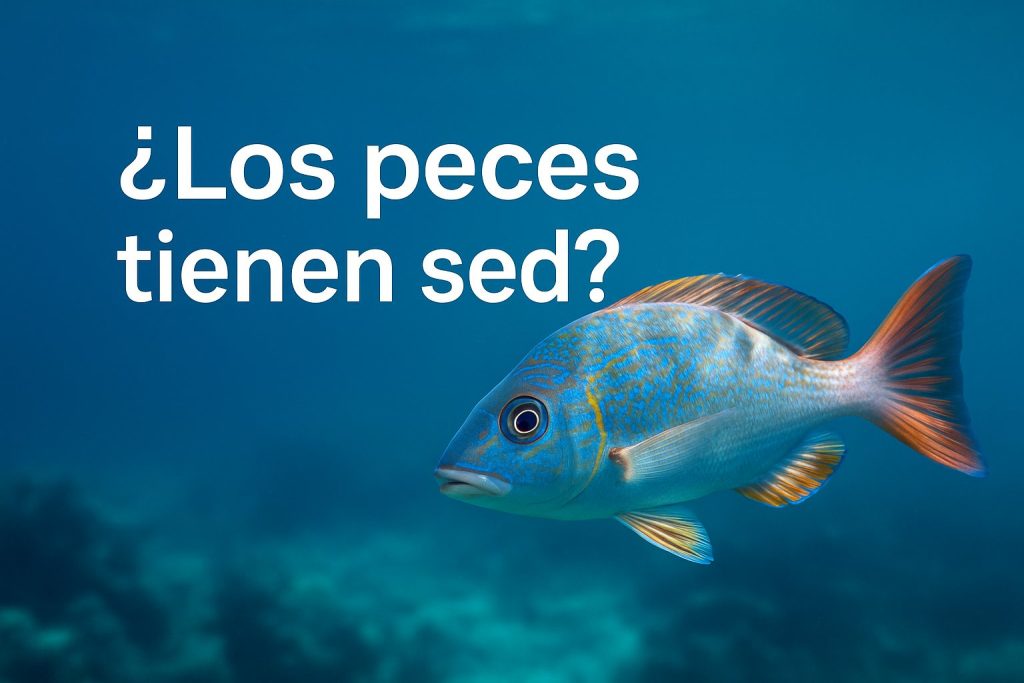 ¿Los peces tienen sed?