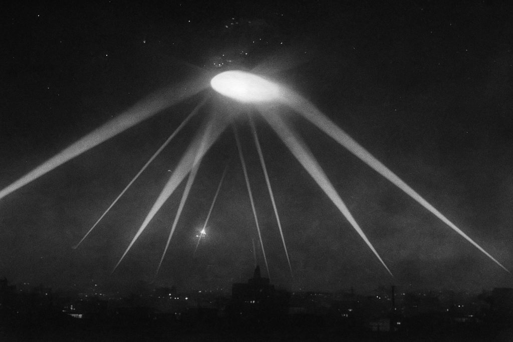 La batalla de los Angeles, OVNI