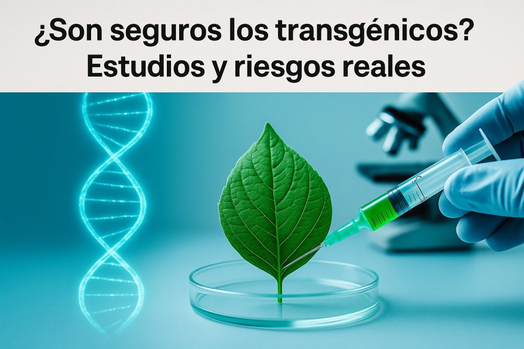 ¿Son seguros los transgénicos?