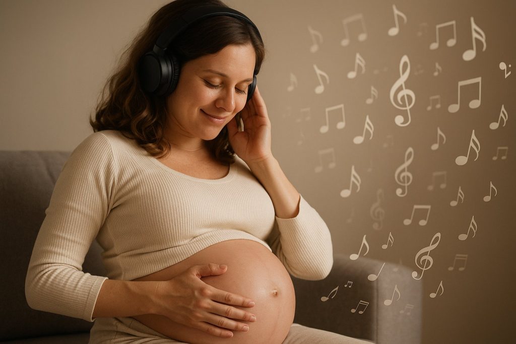 Escuchar música clásica estando embarazada