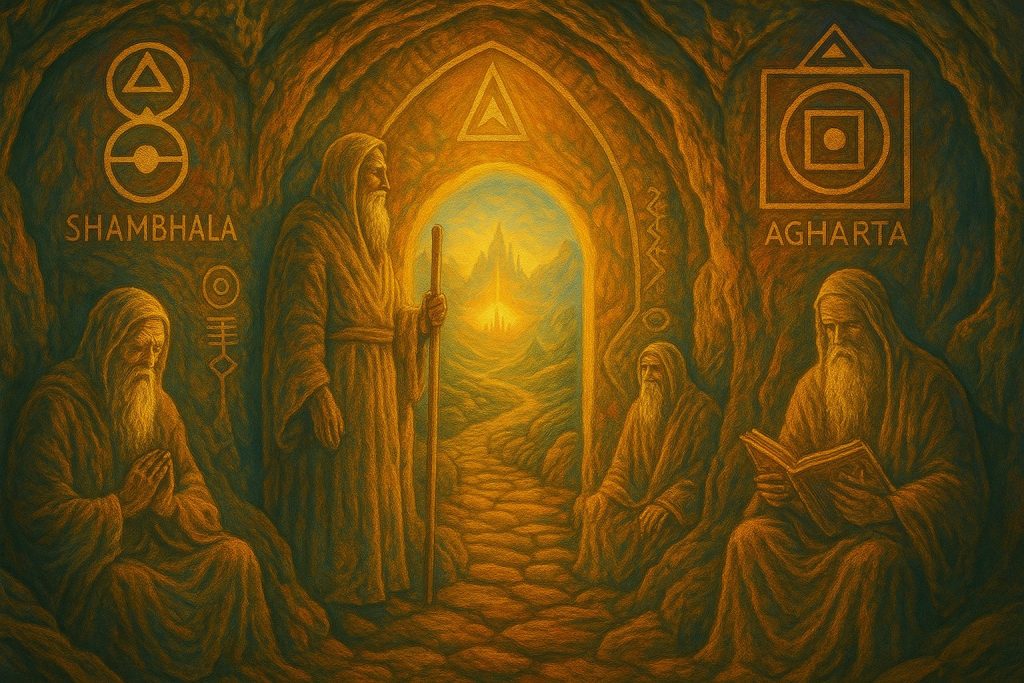 Símbolos ancestrales y representaciones espirituales de mundos internos como Agharta y Shambhala