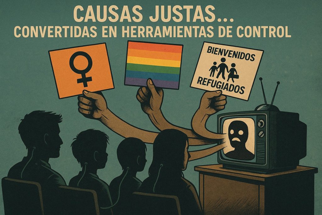 Manipulación ideológica en medios: feminismo, inmigración y agenda LGTB como herramientas de control social